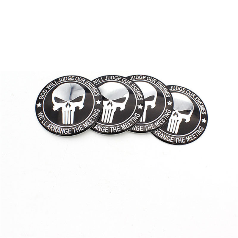 5.6cm 56mm Skull Car Hub Caps GT GTR Auto Man Wheel Cover Alfa Wheel Center Caps For Mercedes Honda Toyota Opel Nismo Peugeot