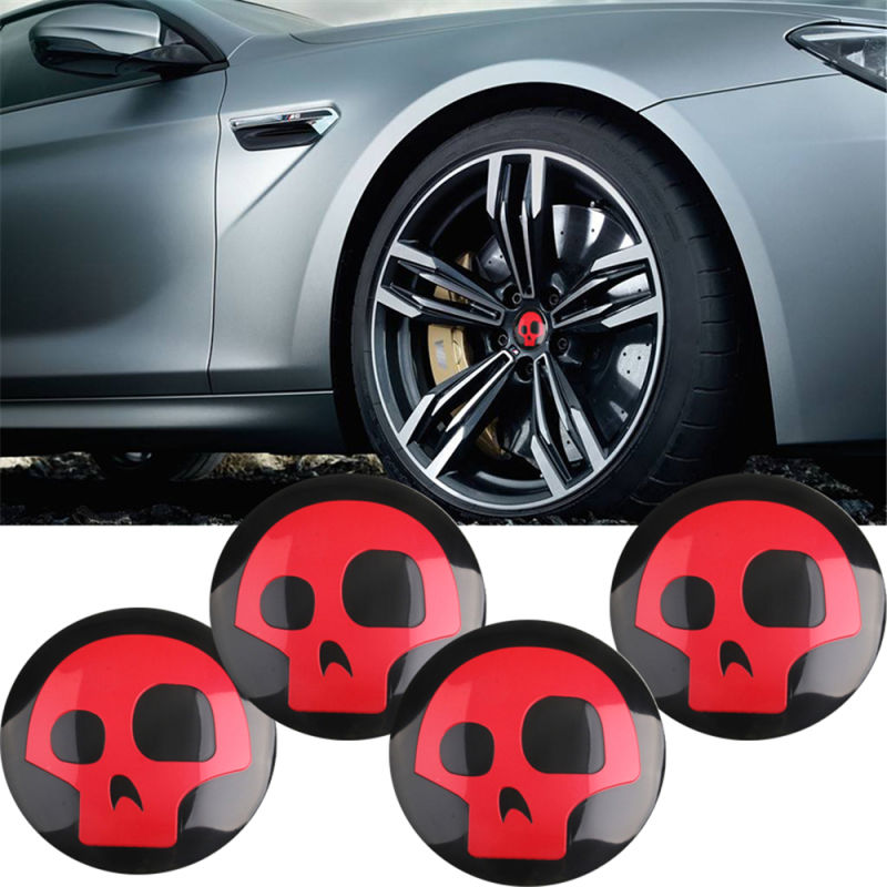 5.6cm 56mm Skull Car Hub Caps GT GTR Auto Man Wheel Cover Alfa Wheel Center Caps For Mercedes Honda Toyota Opel Nismo Peugeot