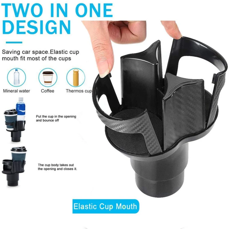 2 in 1 Design Car Cup Holder