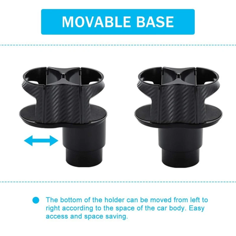 2 in 1 Design Car Cup Holder