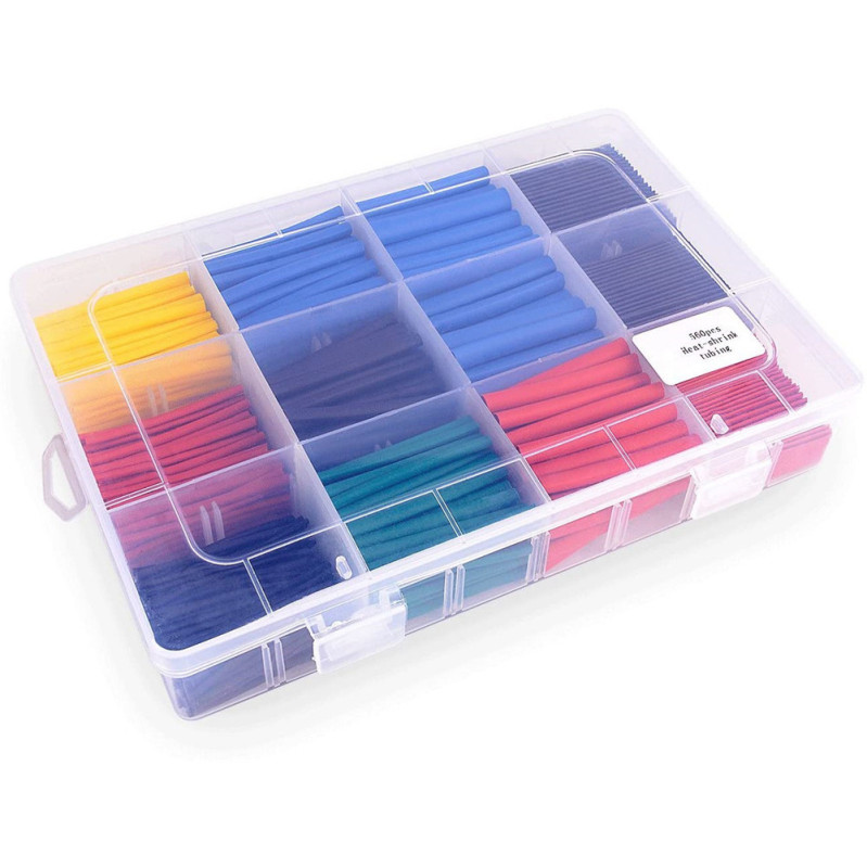 560PCS Heat Shrink Wrap with Storage Box