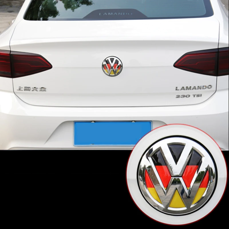 VW Front Bumper Rear Emblem Steering Wheel Badge Sticker