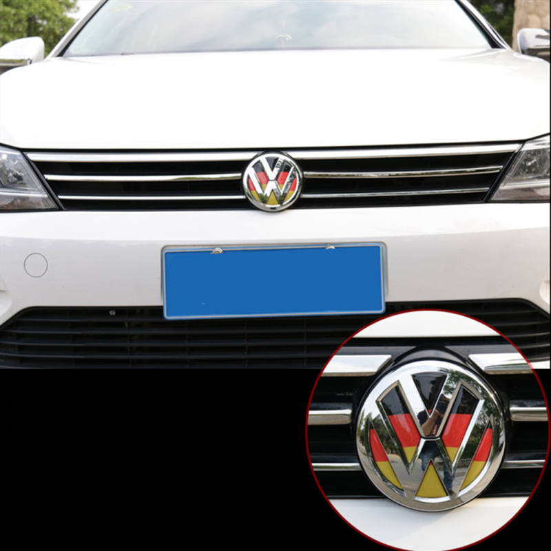 VW Front Bumper Rear Emblem Steering Wheel Badge Sticker