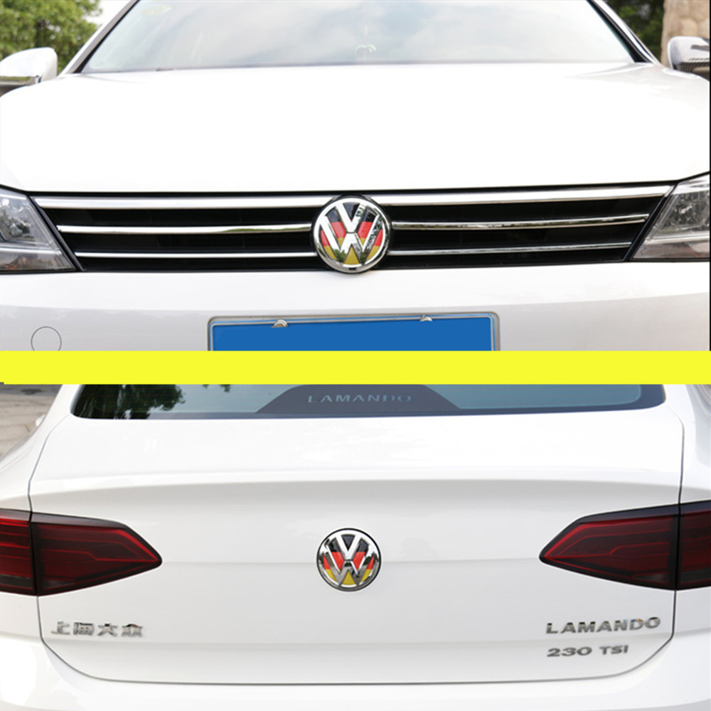 VW Front Bumper Rear Emblem Steering Wheel Badge Sticker