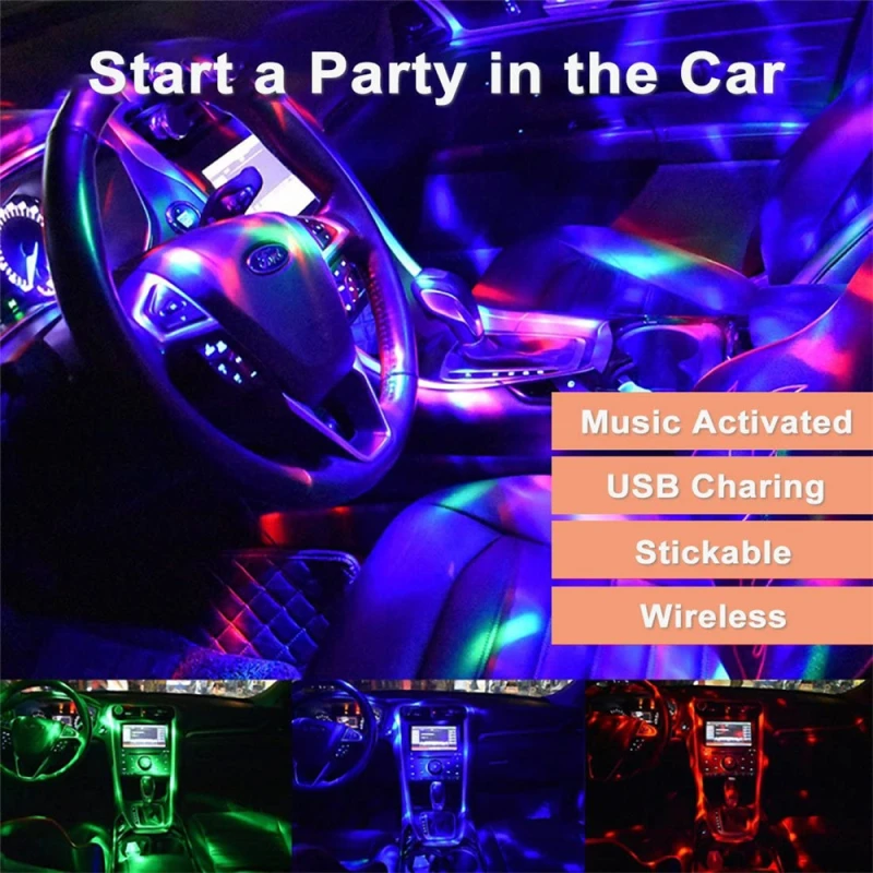 Battery Operated Sound Activated Party Lights