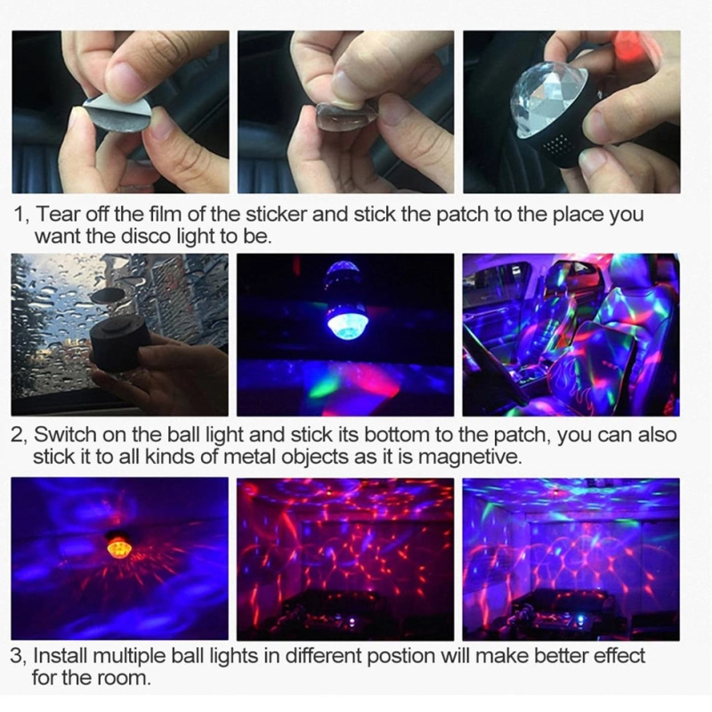 Battery Operated Sound Activated Party Lights