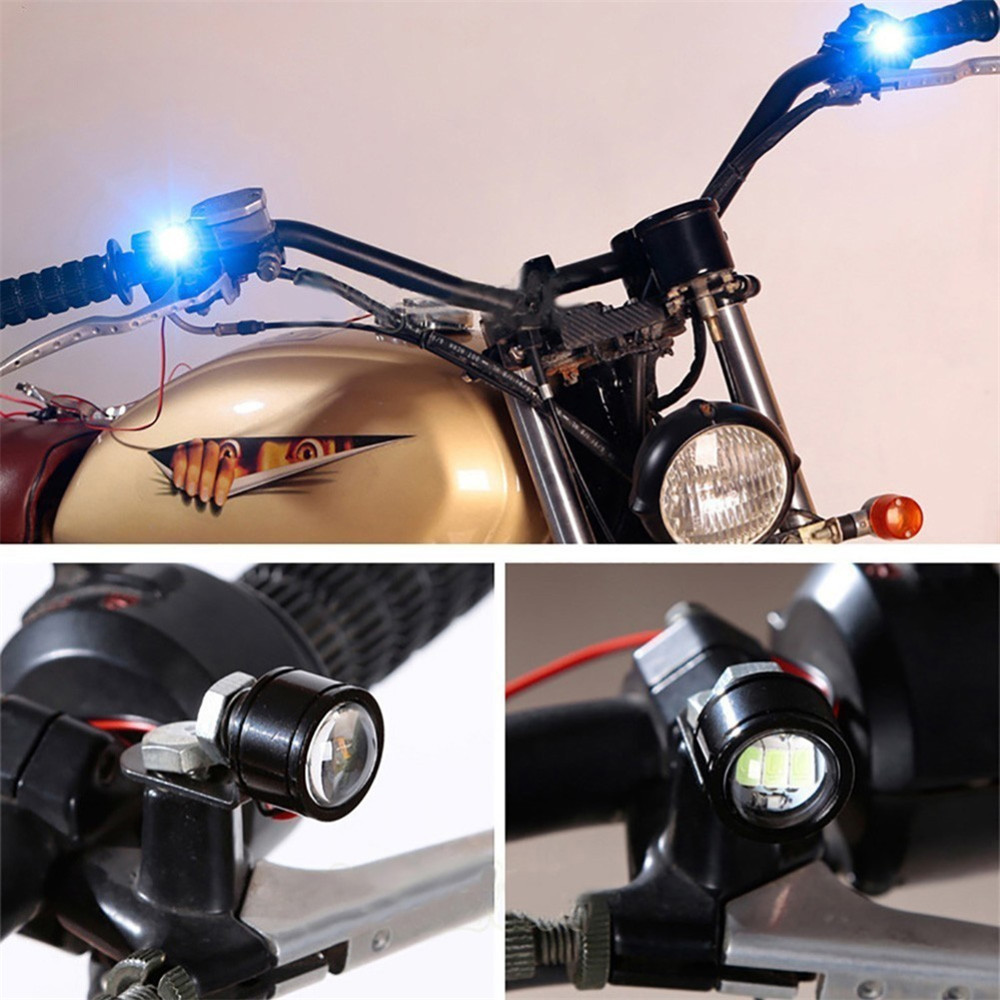 Motorcycle Handlebar Grips Driving Light