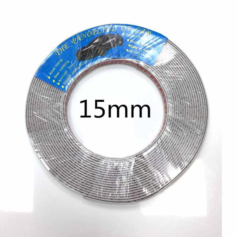 12M Self Adhesive Chrome Trim for Cars