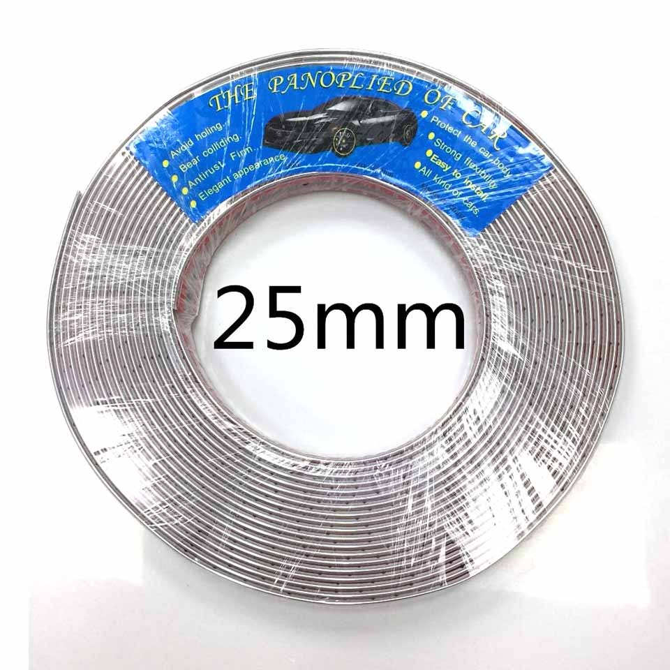 12M Self Adhesive Chrome Trim for Cars