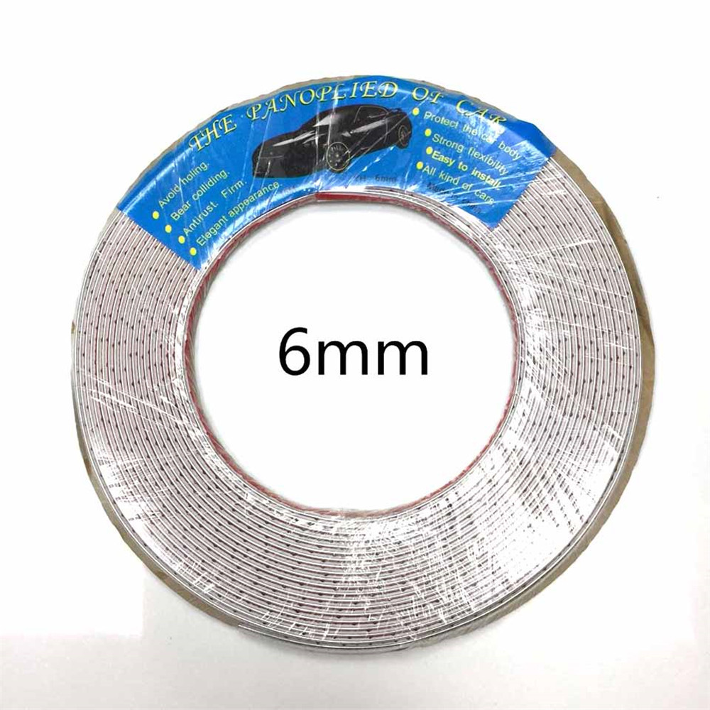 12M Self Adhesive Chrome Trim for Cars