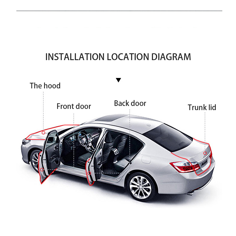 U-shaped Car Weather Stripping