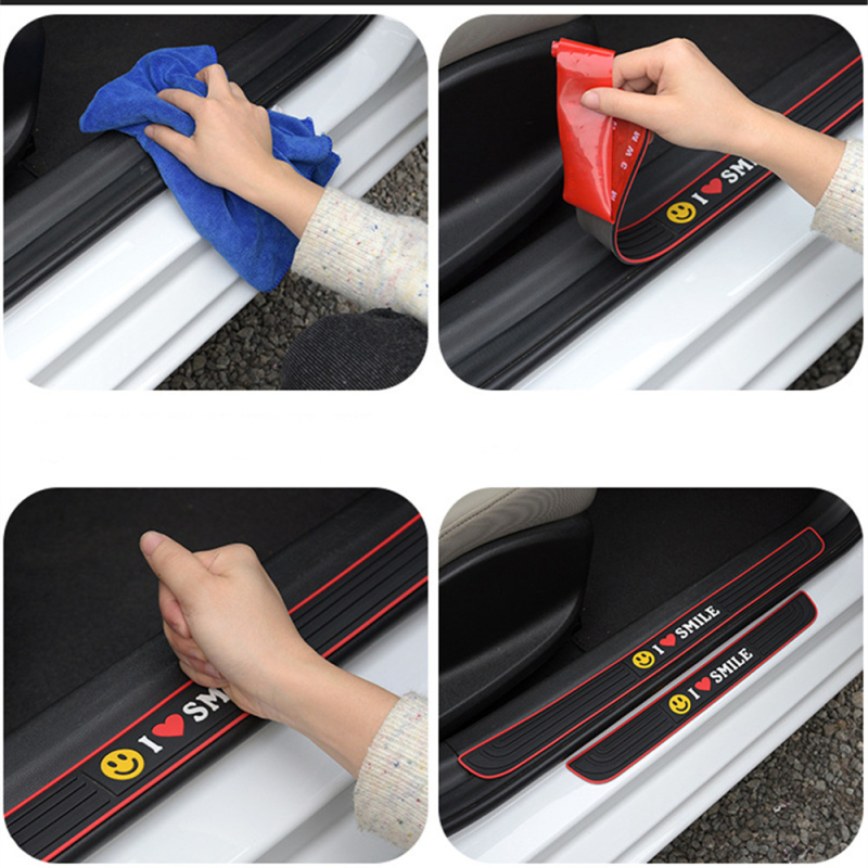 Rubber Car Door Sill Trim Bumper Protector