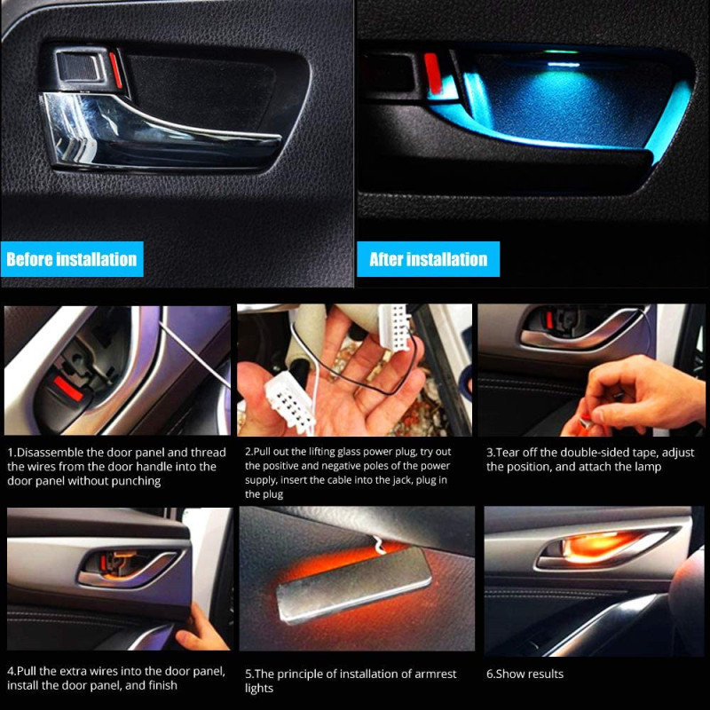 Ambient Lighting Car Atmosphere Light for Door Handle