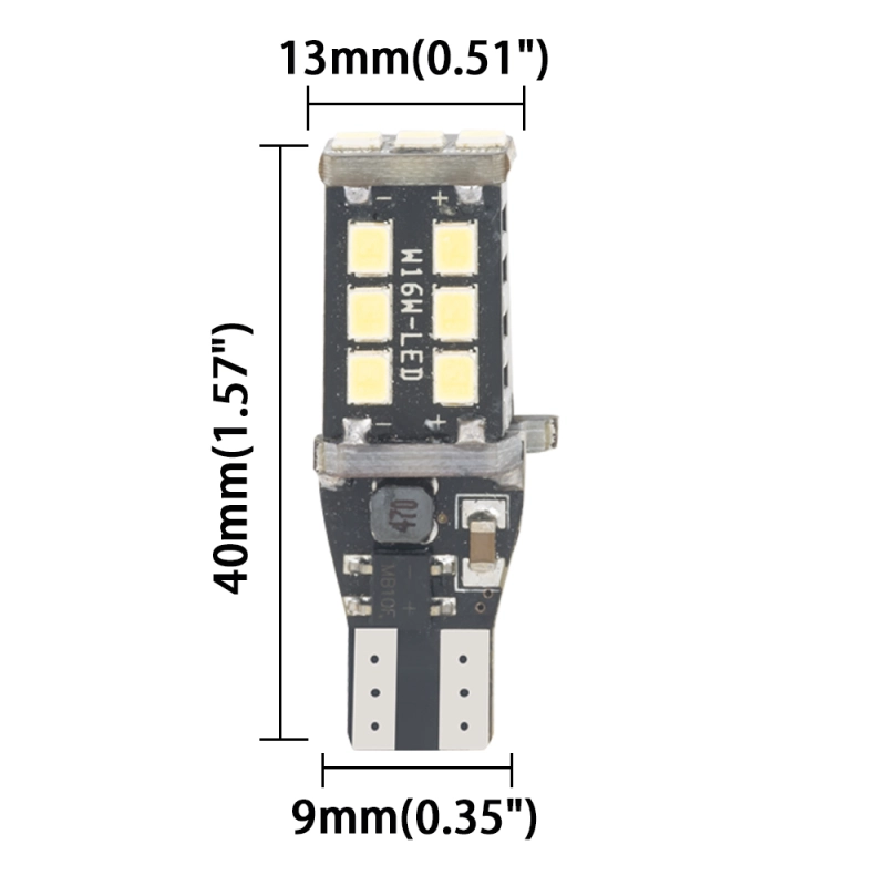 Car T15 LED 921 W16W Light Backup Reverse Lamp