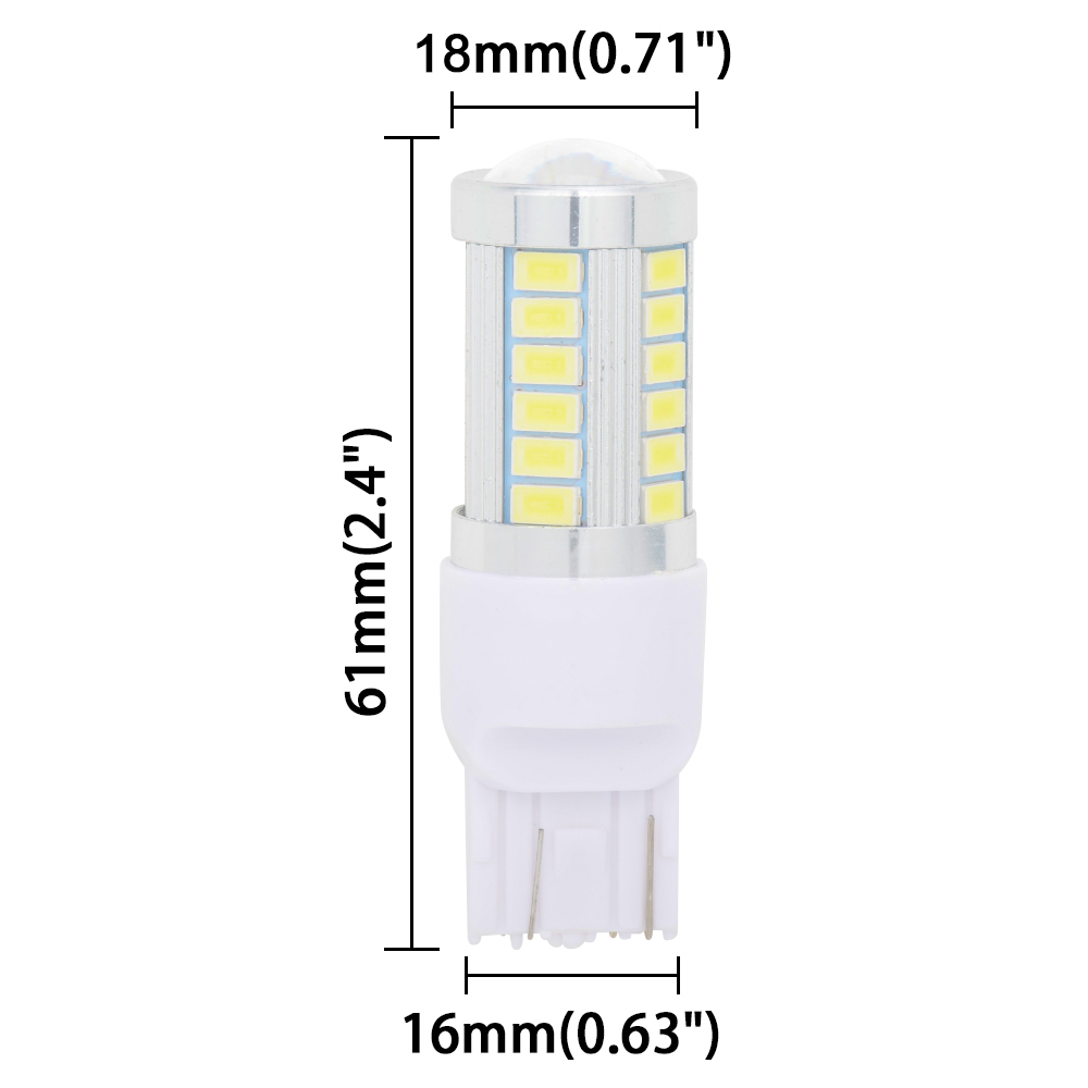 T20 7443 Car LED Auto Brake DRL Turn Signal Light