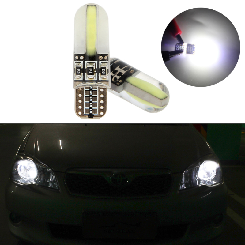 10PCS T10 W5W LED Car Lights Parking Light Dome Lamp