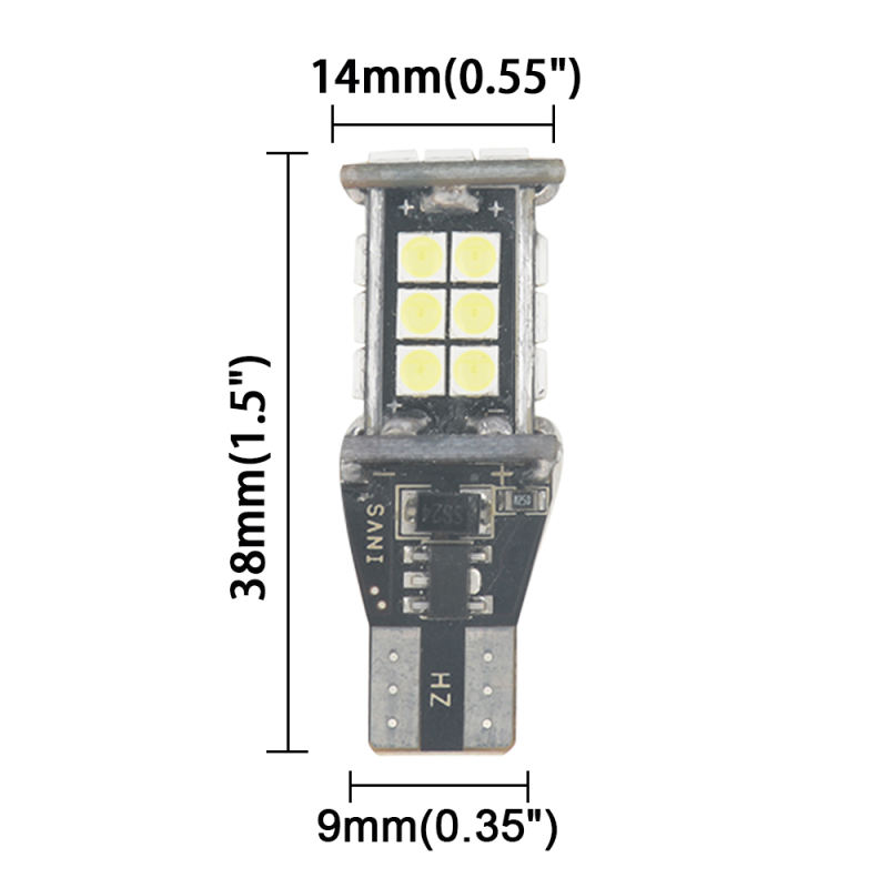 W16W T15 Led Reverse Light Backup Bulb