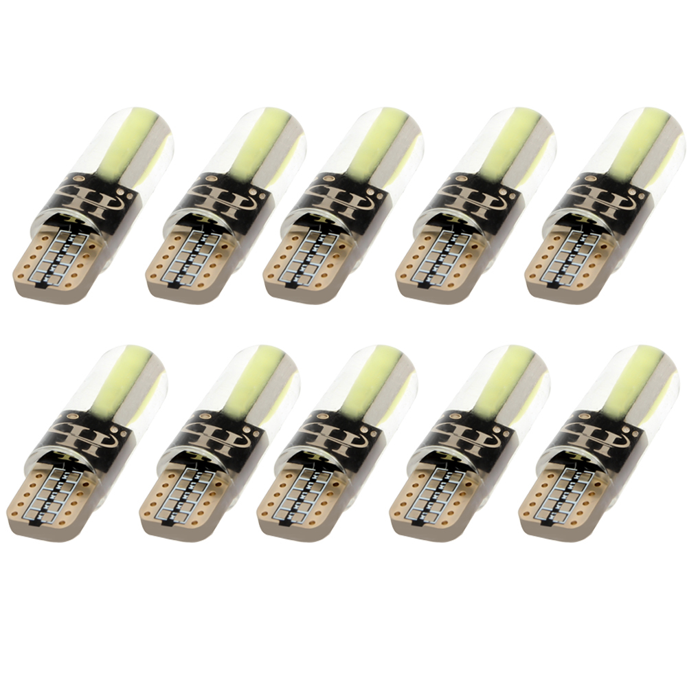 10PCS T10 W5W LED Car Lights Parking Light Dome Lamp