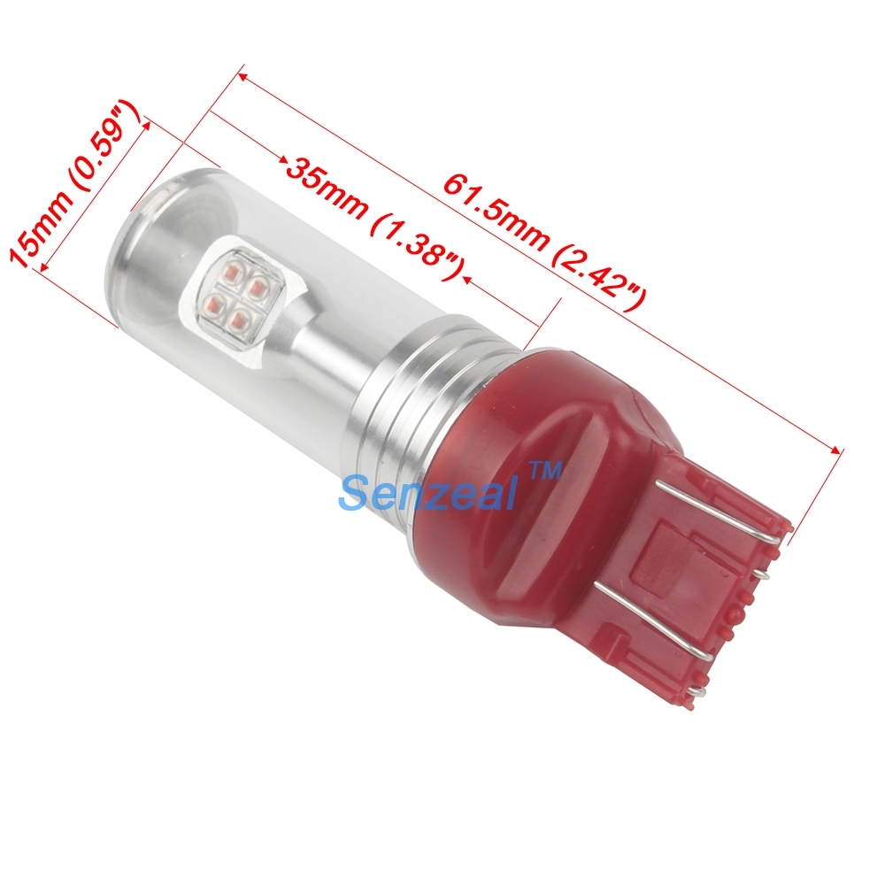 Auto 1156 1157 7443 LED DRL Turn Signal Tail Light