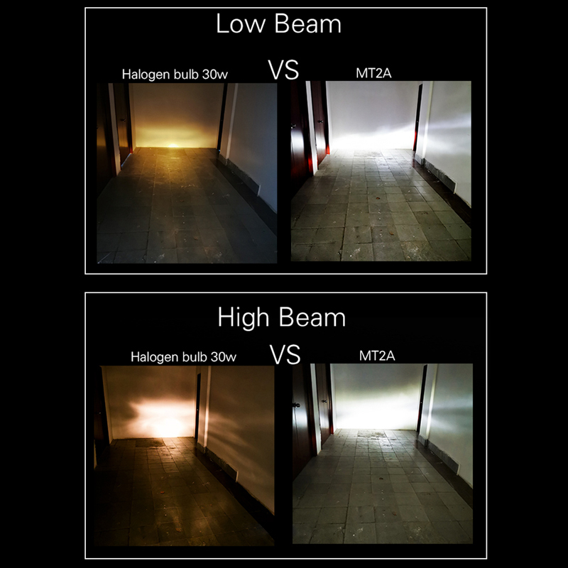 H4 LED Motorcycle Headlight Blub H6 BA20D Moto Light