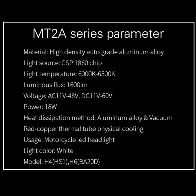 H4 LED Motorcycle Headlight Blub H6 BA20D Moto Light