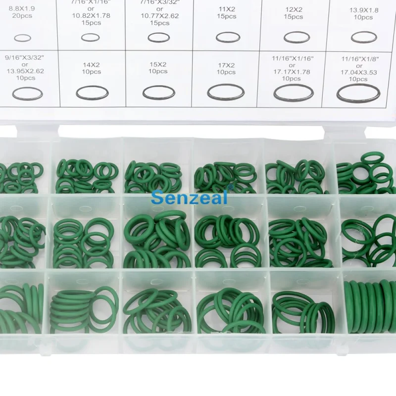 270pcs Rubber O Rings Kit 18 Sizes