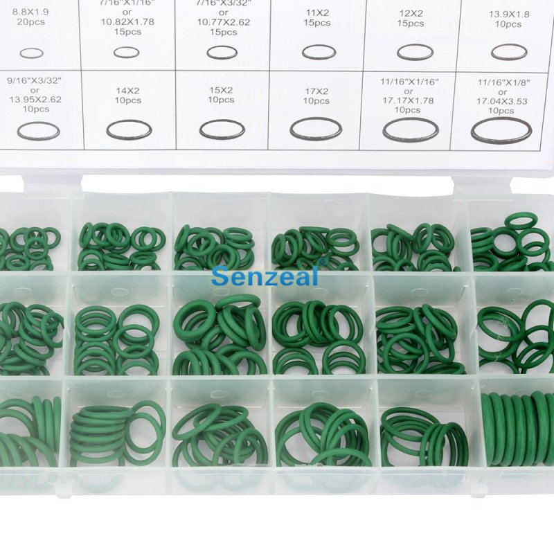 270pcs Rubber O Rings Kit 18 Sizes