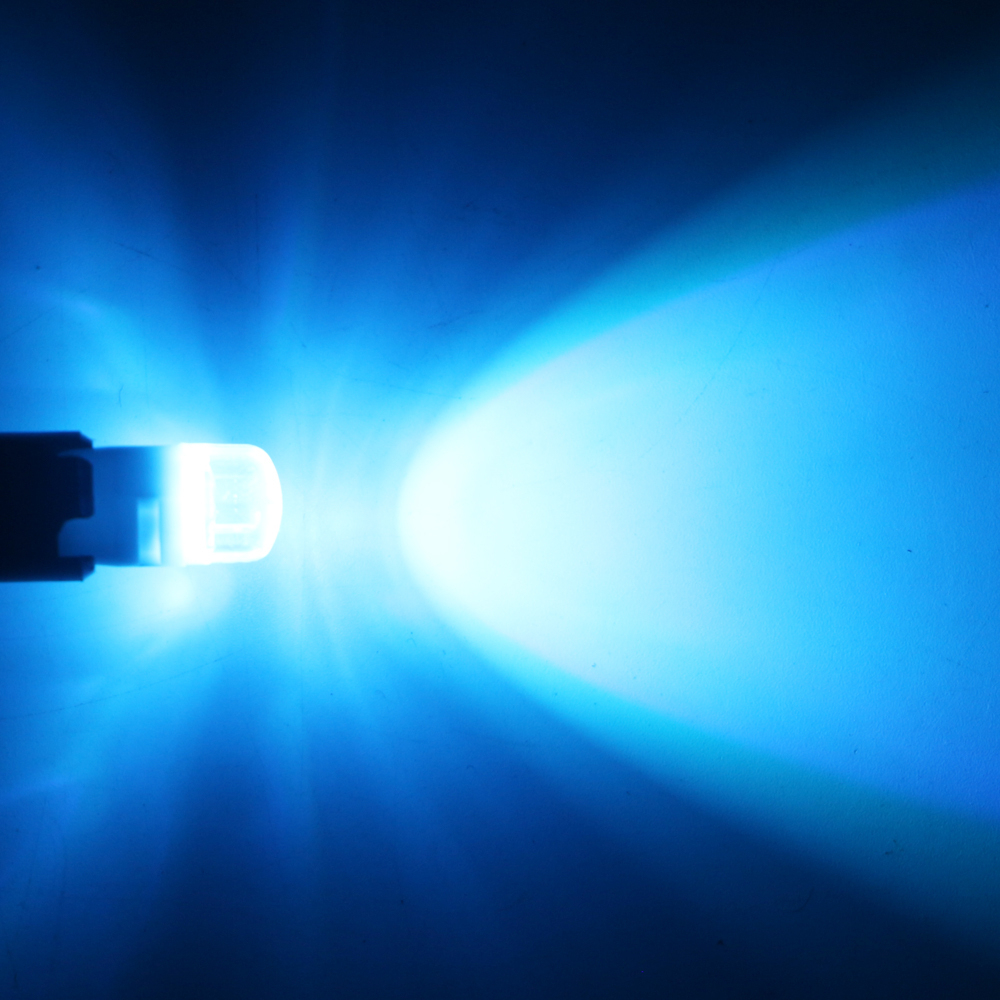 10PCS T10 W5W 194 Led Bulb Ceramic Flashlight for Interior Lighting