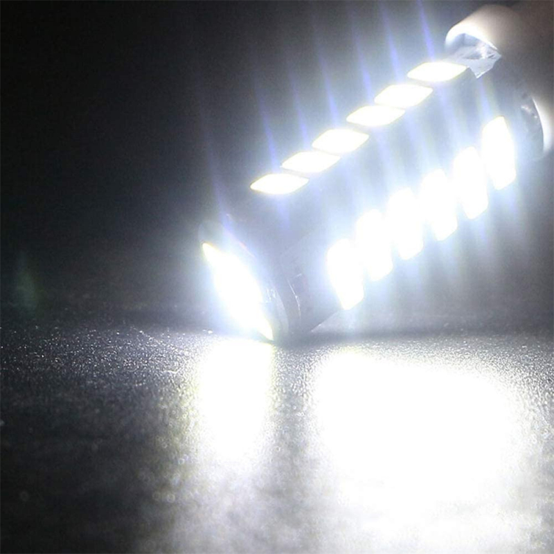 2PCS T10 194 168 LED Bulb W5W 2825 158 194 Wedge LED Light Car Interior Lighting Map Dome Courtesy Light License Plate Light