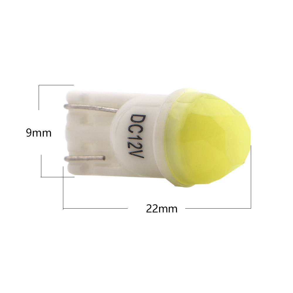 2PCS T10 Car Light Ceramic Resistant High Power Ultra Bright LED Width Lamp Auto Driving Lights