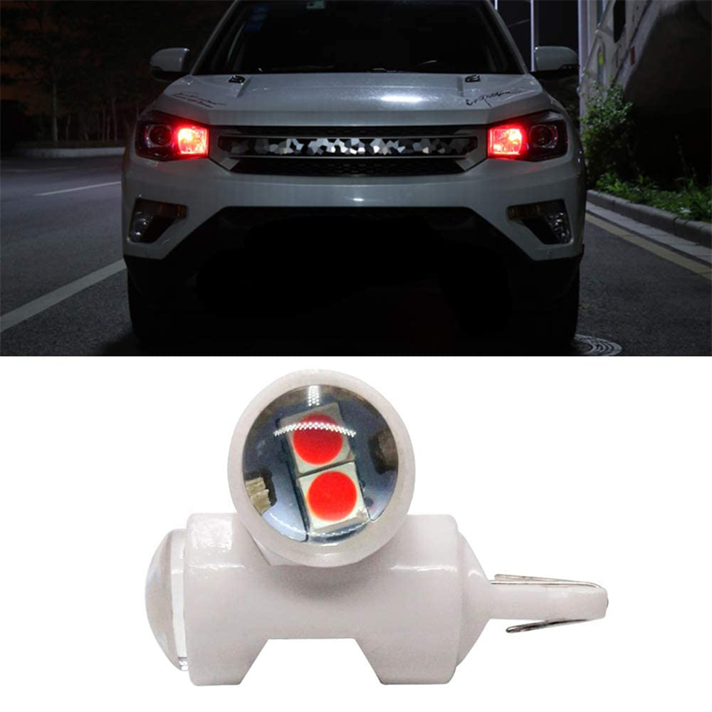 2PCS T10 W5W 3030-6SMD 194 168 LED Bulb W5W 2825 158 194 Wedge Canbus Error Free LED Light