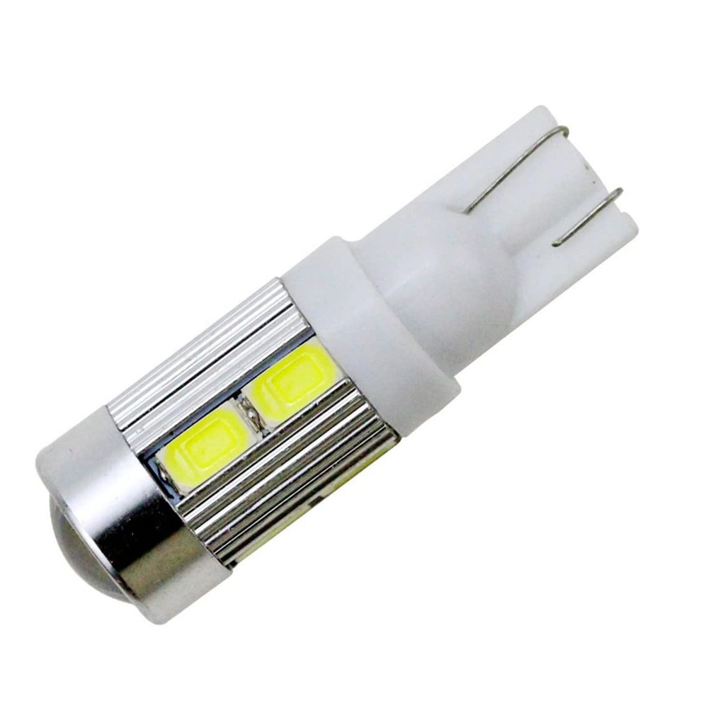 10PCS T10 5630 10smd Led Light W5W T10 Wedge Led Bulbs Car Lights Bulb