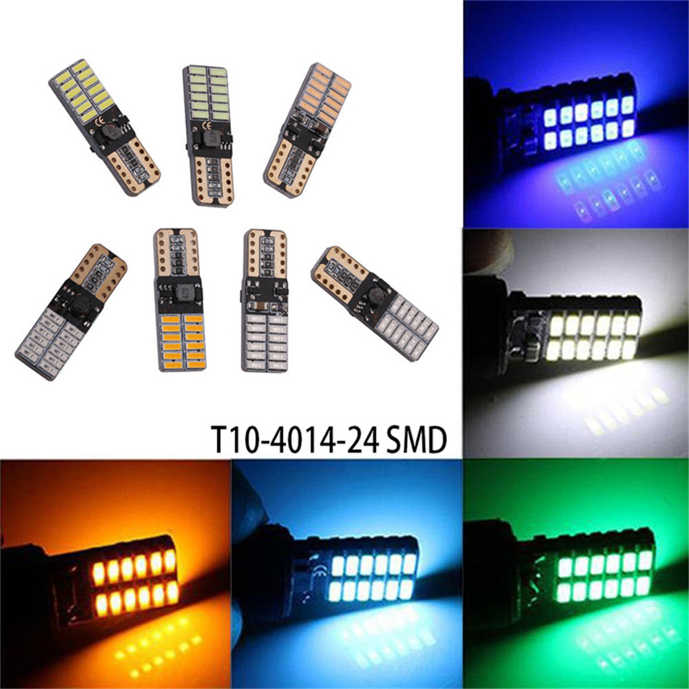 2PCS Canbus LED T10 W5W Clearance Parking Light Wedge Light For Mitsubishi ASX lancer 9 10 Pajero outlander l200 colt Galant