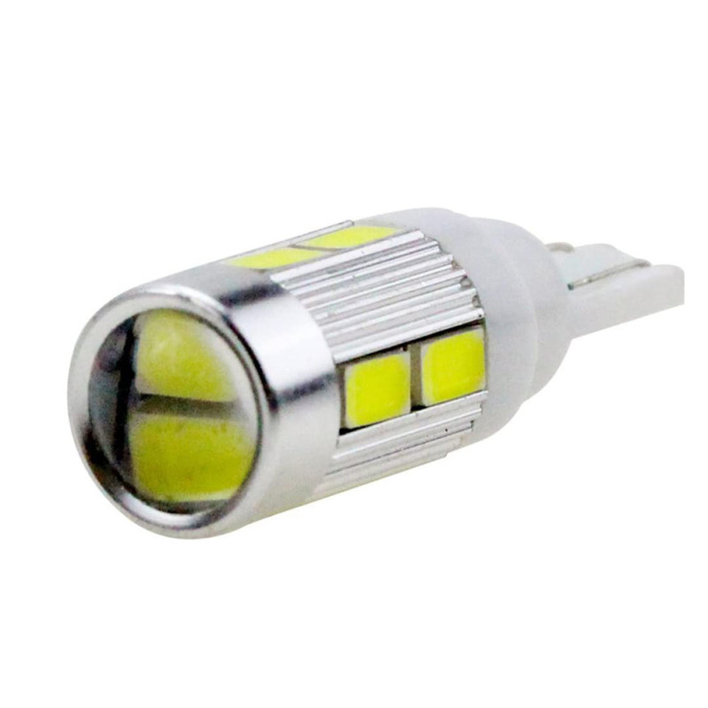 10PCS T10 5630 10smd Led Light W5W T10 Wedge Led Bulbs Car Lights Bulb