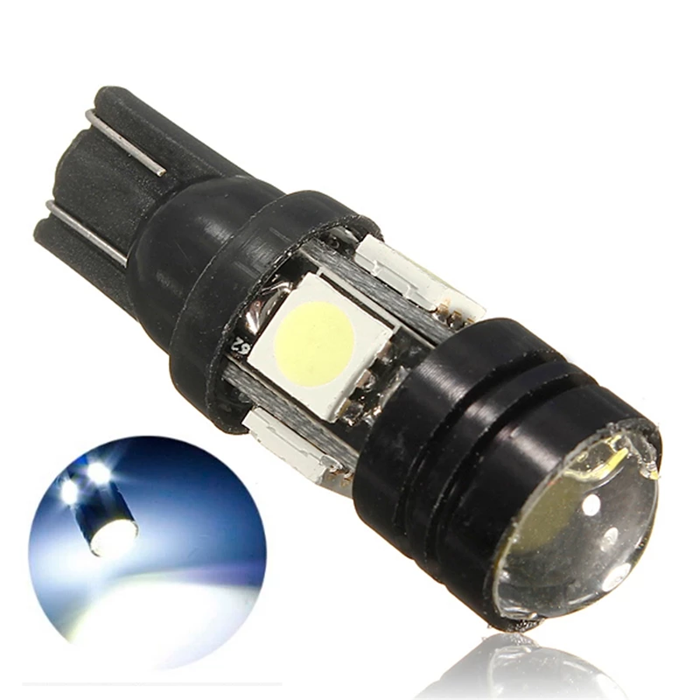 2PCS T10 LED Car Light bulbs Projector Lens for Map Dome Courtesy Light License Plate Light