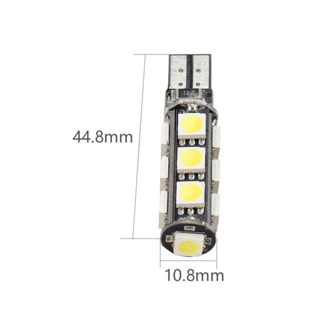 10PCS W5W T10 Led Light Canbus Auto Car License Plate Light Reserve Light Dome Lamp Bulbs