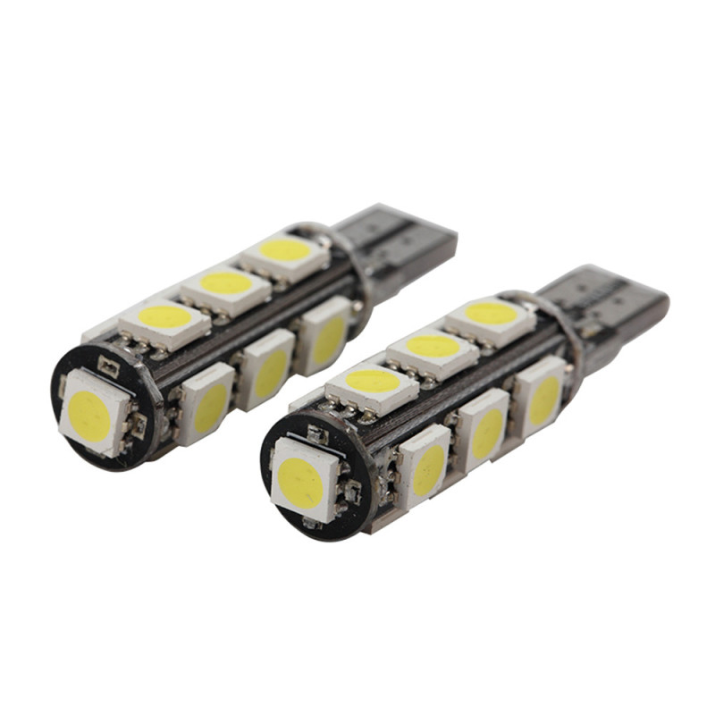 10PCS W5W T10 Led Light Canbus Auto Car License Plate Light Reserve Light Dome Lamp Bulbs