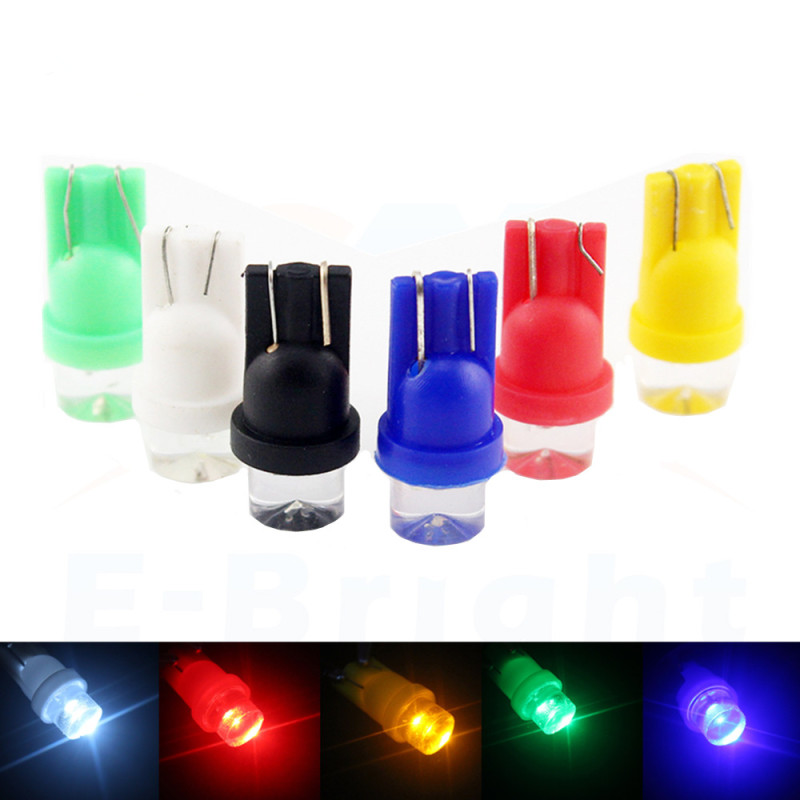 10x Car T10 Concave Small LED Bubble Light 1SMD Lamp