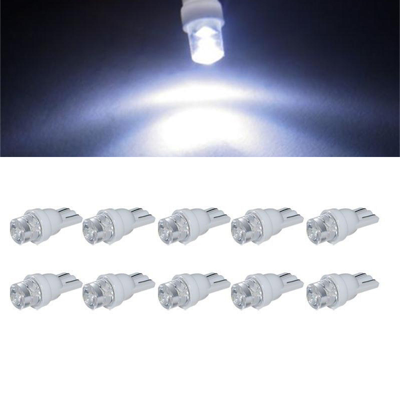 10x Car T10 Concave Small LED Bubble Light 1SMD Lamp