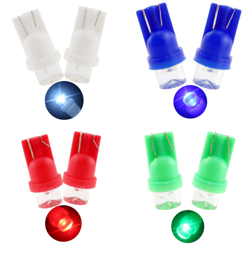 10x Car T10 Concave Small LED Bubble Light 1SMD Lamp
