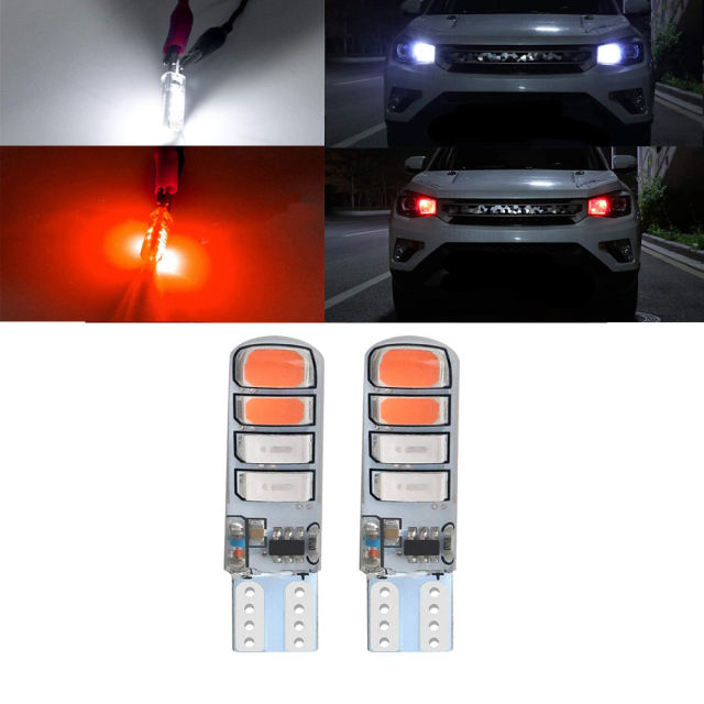 2x T10 194 LED Bulbs for Car Interior Dome Map RV License Plate Lights