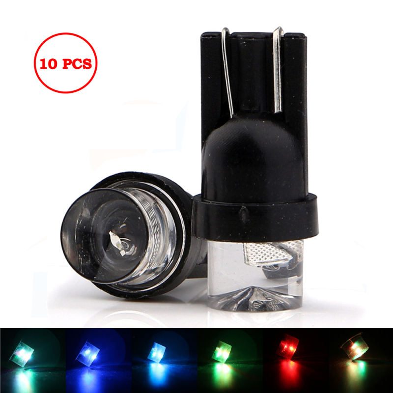 10x Car T10 Concave Small LED Bubble Light 1SMD Lamp