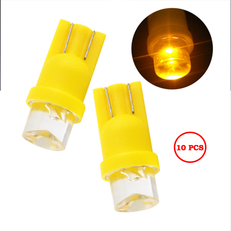 10x Car T10 Concave Small LED Bubble Light 1SMD Lamp