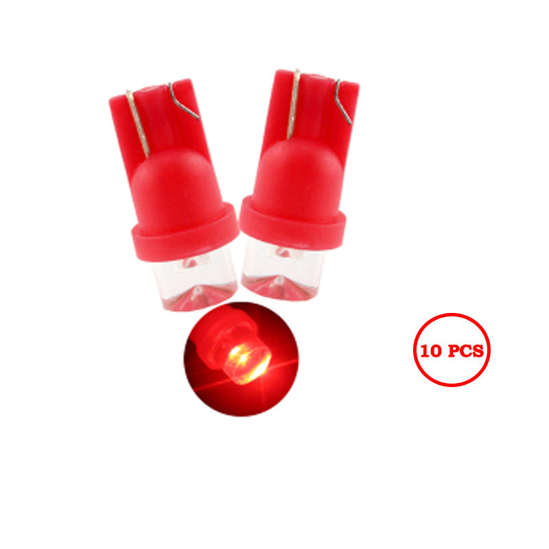 10x Car T10 Concave Small LED Bubble Light 1SMD Lamp