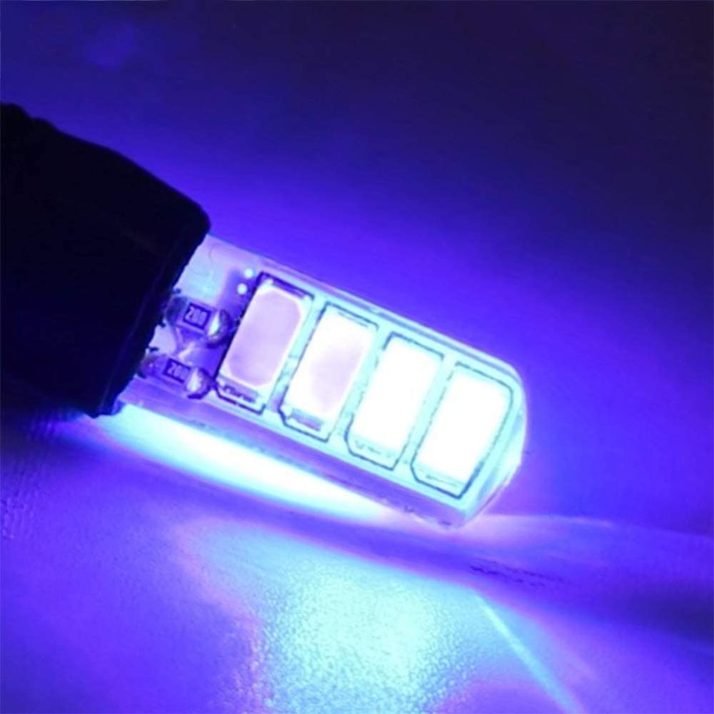 2x T10 194 LED Bulbs for Car Interior Dome Map RV License Plate Lights