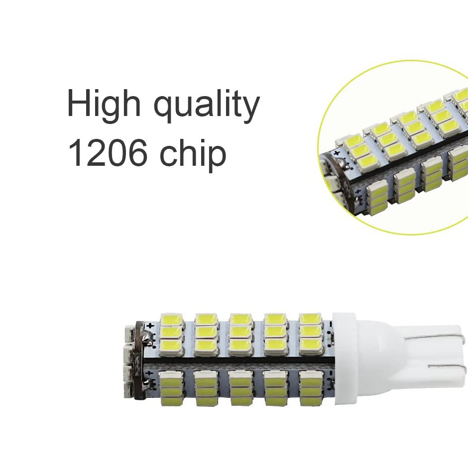 2x T10 LED W5W Bulbs Interior Replacement Side Lights 168 194 2825 Wedge Bulbs