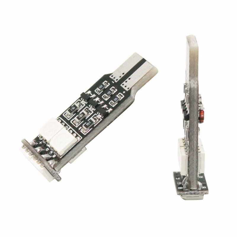 2x T10 194 168 5050 6 SMD 14 Patterns 7 Colors Strobe LED Flash Lamps Interior Lights Car Door Light With Memory