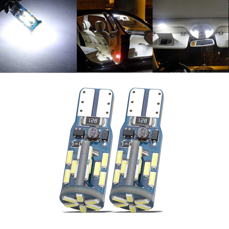 2x CANBUS T10 LED W5W Bulb Car LED License Plate Parking Light