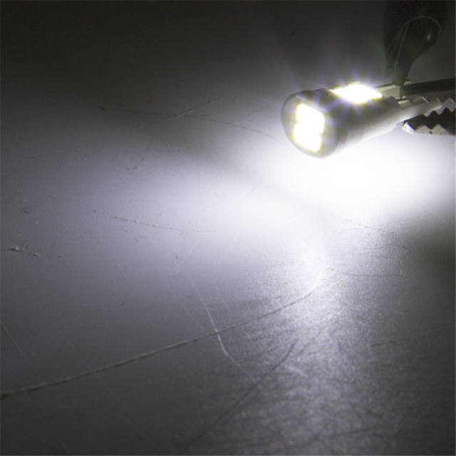 2x T10 194 168 Ceramics Light Car Auto LED Door Light Bulb Marker Lamp DC 12V