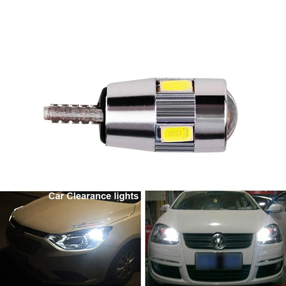 2x Car Canbus 5W5 Bulb T10 W5W LED Signal Light Auto Clearance Wedge Side Reverse Lamps